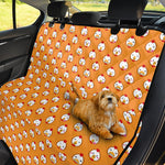 Cute Chicken Emoji Pattern Print Pet Car Back Seat Cover