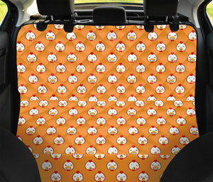 Cute Chicken Emoji Pattern Print Pet Car Back Seat Cover