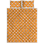 Cute Chicken Emoji Pattern Print Quilt Bed Set