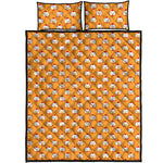 Cute Chicken Emoji Pattern Print Quilt Bed Set