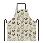 Cute Chicken Pattern Print Apron
