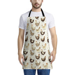 Cute Chicken Pattern Print Apron