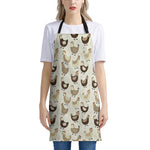 Cute Chicken Pattern Print Apron