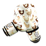 Cute Chicken Pattern Print Boxing Gloves