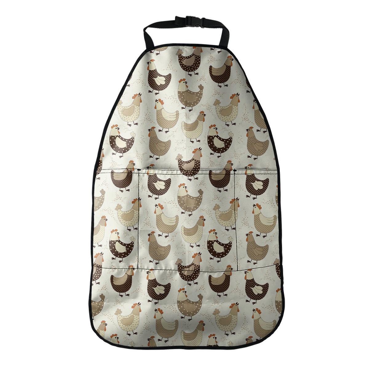 Cute Chicken Pattern Print Car Seat Organizers