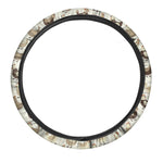 Cute Chicken Pattern Print Car Steering Wheel Cover