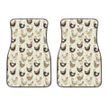 Cute Chicken Pattern Print Front Car Floor Mats