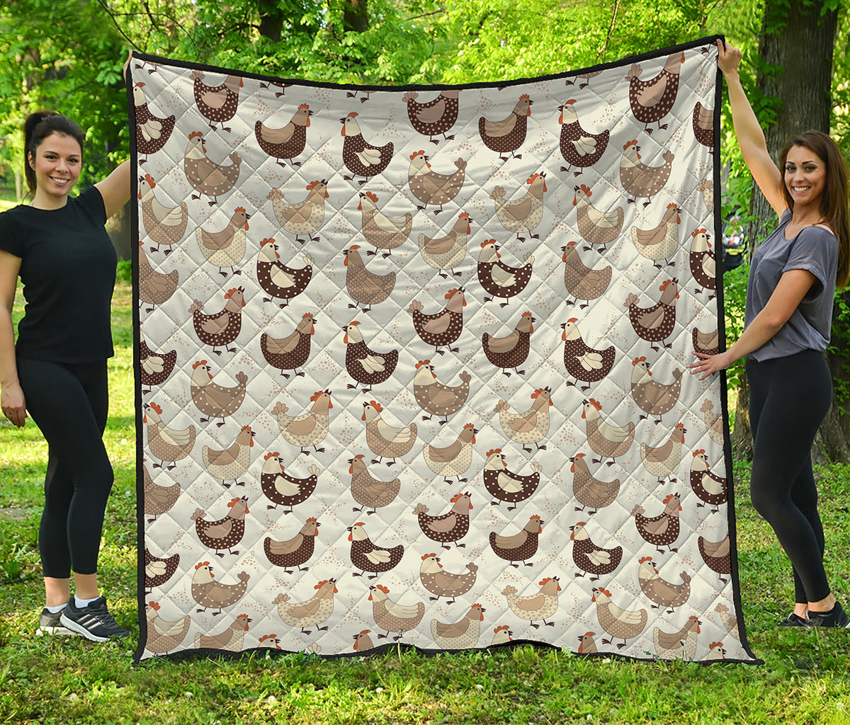Cute Chicken Pattern Print Quilt