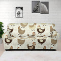 Cute Chicken Pattern Print Sofa Cover