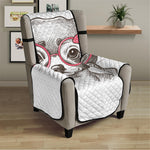 Cute Chihuahua With Glasses Print Armchair Protector