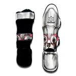 Cute Chihuahua With Glasses Print Muay Thai Shin Guard