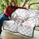 Cute Chihuahua With Glasses Print Quilt