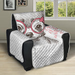 Cute Chihuahua With Glasses Print Recliner Protector