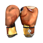 Cute Chinese Ox Zodiac Print Boxing Gloves