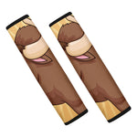 Cute Chinese Ox Zodiac Print Car Seat Belt Covers
