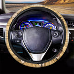 Cute Chinese Ox Zodiac Print Car Steering Wheel Cover