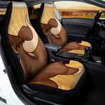 Cute Chinese Ox Zodiac Print Universal Fit Car Seat Covers