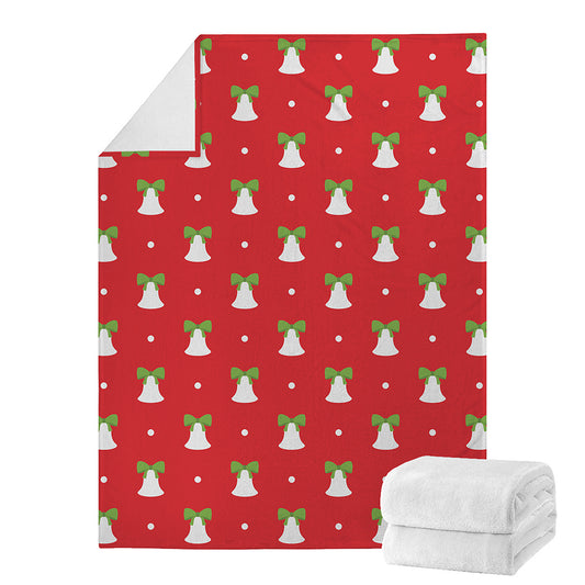 Cute Christmas Bell Pattern Print Blanket