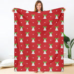 Cute Christmas Bell Pattern Print Blanket