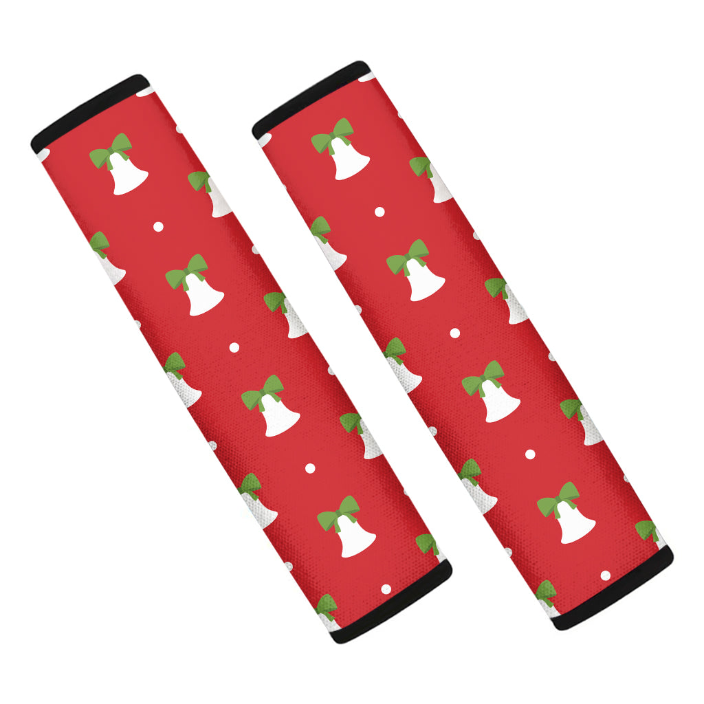 Cute Christmas Bell Pattern Print Car Seat Belt Covers