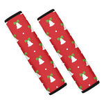 Cute Christmas Bell Pattern Print Car Seat Belt Covers