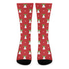 Cute Christmas Bell Pattern Print Crew Socks