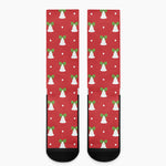 Cute Christmas Bell Pattern Print Crew Socks