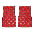 Cute Christmas Bell Pattern Print Front Car Floor Mats