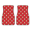 Cute Christmas Bell Pattern Print Front Car Floor Mats