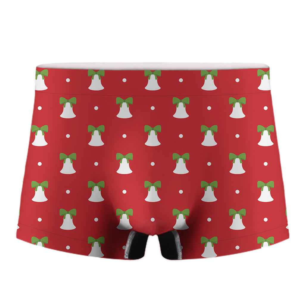 Cute Christmas Bell Pattern Print Men's Boxer Briefs
