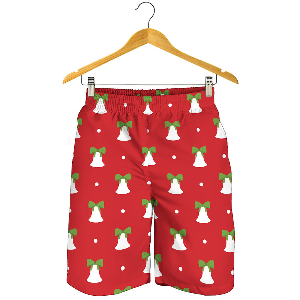 Cute Christmas Bell Pattern Print Men's Shorts