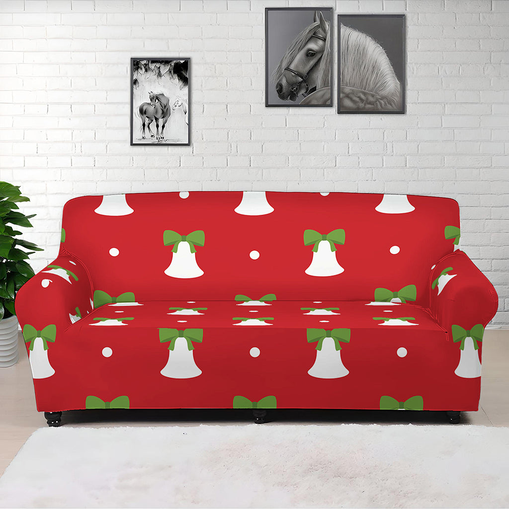 Cute Christmas Bell Pattern Print Sofa Cover