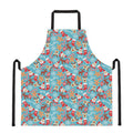 Cute Christmas Elements Pattern Print Apron
