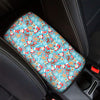 Cute Christmas Elements Pattern Print Car Center Console Cover