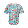 Cute Christmas Elements Pattern Print Men's Baseball Jersey