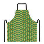 Cute Christmas Emoji Pattern Print Apron