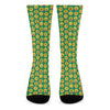 Cute Christmas Emoji Pattern Print Crew Socks