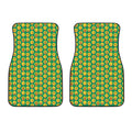 Cute Christmas Emoji Pattern Print Front Car Floor Mats