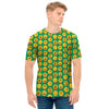 Cute Christmas Emoji Pattern Print Men's T-Shirt