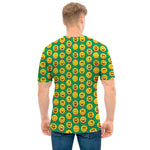 Cute Christmas Emoji Pattern Print Men's T-Shirt