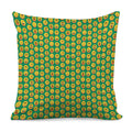 Cute Christmas Emoji Pattern Print Pillow Cover