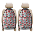 Cute Christmas Poinsettia Pattern Print Car Seat Organizers