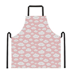 Cute Cloud Pattern Print Apron