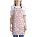 Cute Cloud Pattern Print Apron