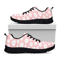 Cute Cloud Pattern Print Black Running Shoes