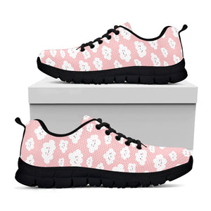 Cute Cloud Pattern Print Black Sneakers