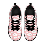 Cute Cloud Pattern Print Black Sneakers