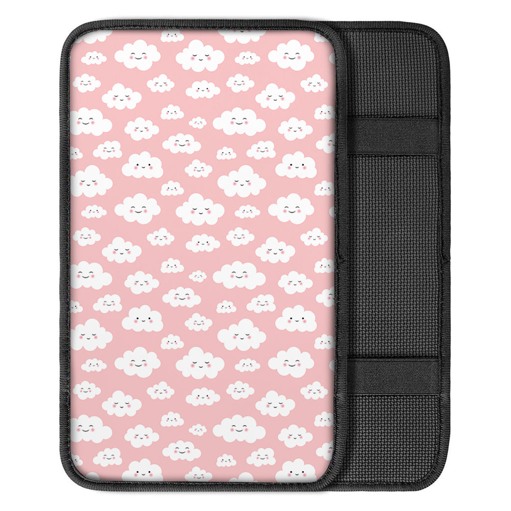 Cute Cloud Pattern Print Car Center Console Cover