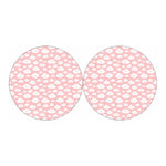 Cute Cloud Pattern Print Car Coasters