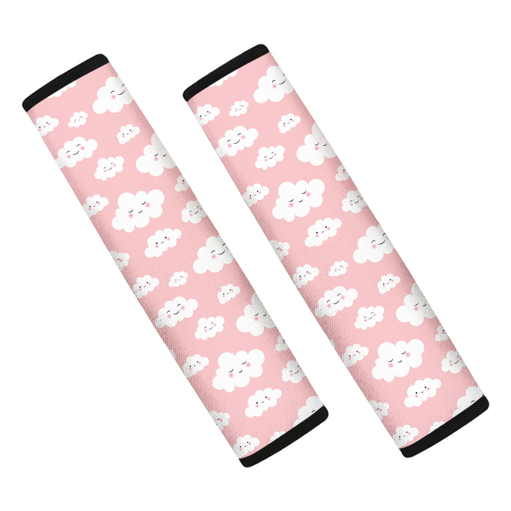 Cute Cloud Pattern Print Car Seat Belt Covers